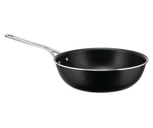 Alessi Poêle Haute Pots&Pans Ø 28 Cm Antiadhésive Céramique Induction Noire