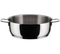 Alessi Fait-tout Rondin AJM102/28 Acier inoxydable 18/10 Brillant 28 cm