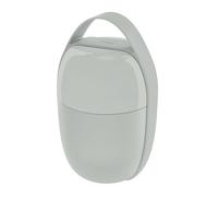 Alessi SA03 G FOOD BOÎTE REPAS ISOTHERME À TRANSPORTER FIAMBRERA EN RÉSINE GRISE AVEC DEUX COMPARTIMENTS