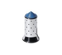 ALESSI Salzstreuer Graves 11,3cm Edelstahl / Blau argent