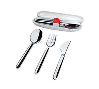 Alessi – Ensemble de couverts de voyage SA04S3G métal