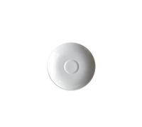 Alessi - SG53/79 - Mami - Soucoupe pour Tasse à Thé en Porcelaine Blanche - Set de 6 Pièces