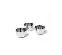 Alessi Sg59 Mami Set Composé de Trois Bols en Acier Inoxydable, Argenté