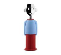 Alessi Tire-bouchon Alessandro M. Bleu clair-rouge