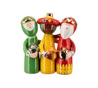 AGJ01 4 Uno, Due, Tre Re Magi figure en porcelaine Rois Alessi - 8003299440221