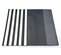 Alevar Dossiers PPL avec clip noir, lot de 5 pièces