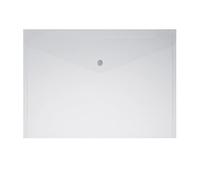 Alevar Lot de 5 enveloppes avec bouton blanc A5