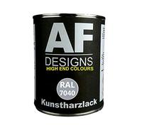 Alex Flittner Designs 1 Litre Résine Vernis Laque Teintée Peinture à Base de Résine RAL7000-7047 Brillant Satiné Mat - RAL7039 Gris Quartz Satiné