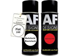 Alex Flittner Designs Bombe aérosol compatible avec Fiat 249 Bianco Banchisa Vernis de base transparent en aérosol 400ml