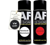 Alex Flittner Designs Bombe aérosol compatible avec VW/Volkswagen Black Violett Perl LC4Y Vernis de base transparent en aérosol 400ml