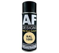 Alex Flittner Designs Peinture antirouille 4 en 1 RAL 1000 vert-beige pour métal Spray de peinture antirouille