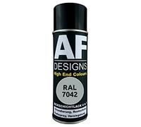 Alex Flittner Designs Peinture antirouille 4 en 1 RAL 7042 Gris signalisation A Peinture de protection pour métal Spray de peinture antirouille Bombe aérosol