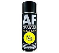 Alex Flittner Designs Peinture de protection 4-en-1 RAL 1026 Jaune fluo Spray pour métal Peinture antirouille Aérosol