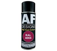 Alex Flittner Designs Peinture de protection 4-en-1 RAL 4004 Violet Bordeaux Peinture en spray pour métal Protection antirouille Aérosol