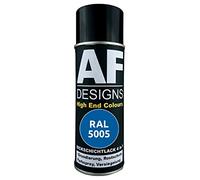 Alex Flittner Designs Peinture de protection 4-en-1 RAL 5005 Bleu de sécurité Peinture pour métal Spray Bombe aérosol de peinture antirouille