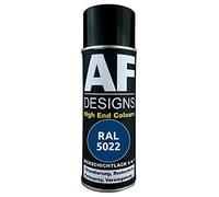 Alex Flittner Designs Peinture de protection 4-en-1 RAL 5022 Bleu de nuit métallisé Spray antirouille pour métal Aérosol