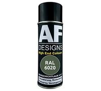 Alex Flittner Designs Peinture de protection 4-en-1 RAL 6020 Vert chromé Métal Protection laque Spray Peinture antirouille Aérosol