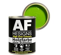 Alex Flittner Designs Peinture pour meubles sans ponçage en jaune-vert RAL6018 mat satiné 750ml Vernis pour meubles Bois & Métal Intérieur/Extérieur