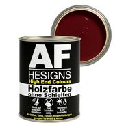 Alex Flittner Designs Peinture pour meubles sans ponçage en rouge vin RAL3005 satiné 750ml Vernis pour meubles Bois & Métal Intérieur/Extérieur