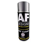Alex Flittner Designs Peinture thermique en spray pour four et pot d'échappement Résistant à la chaleur 800 °C Argenté 400 ml Protège le moteur et l'échappement de la rouille