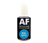 Alex Flittner Designs Stylo de retouche acrylique RAL 5015 - Bleu ciel brillant - 20 ml - Pour bois, métal, meubles de salle de bain