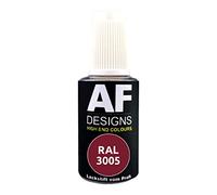 Alex Flittner Designs Stylo de Retouche RAL 3005 ROUGE VIN mat satiné 20ml Stylo de Réparation Acrylique Laque de Retouche Peinture de Réparation Bois Métal Meubles Salle de Bain