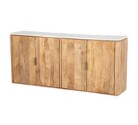Alexandra house living Buffet Felo bois et marbre - Marron