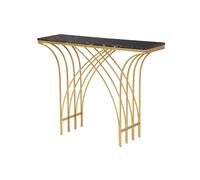 Alexandra house living Console effet marbre - Blanc