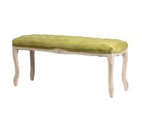 Alexandra house living pied de lit capitonné - Olive