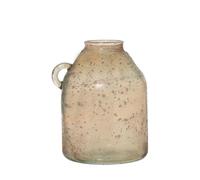 Alexandra House Living Vase en Verre recyclé Marron Verre 18 x 18 x 23 cm