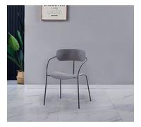 Alexia lot de 4 chaises gris foncé design