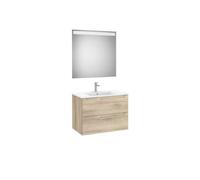 Aleyda Pack 2 Tiroirs 800 Mm Bois Naturel - ROCA A851836524