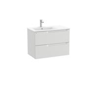 Aleyda Unik 2 Tiroirs Lavabo À Gauche 800 Mm Gris Pierre Mat - ROCA A851817514