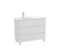 Aleyda Unik 3 Tiroirs Lavabo À Gauche 1000 Mm Gris Pierre Mat - ROCA A851828514