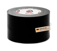 Alfa Adhésif Façade UV-Black Étanchéité au Vent - 100 mm x 25 m - 1 pièce | Film flexible noir pour membrane de façade, résistant aux intempéries, idéal pour raccords extérieurs et étanchéité durable