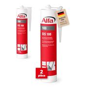 Alfa DS Colle d'étanchéité pour pare-vapeur & films - 315 g - 2 pièces | Mastic d'étanchéité élastique intérieur et extérieur pour un collage étanche à l’air des chevauchements, DIN 4109