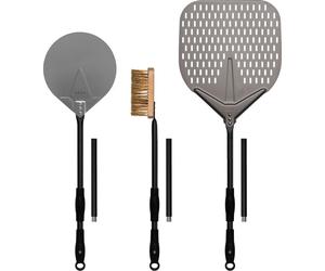 Alfa Forni Pelle à pizza Set Medium Ø 30cm Pelle + spatule + brosse de nettoyage AC-SETPALE-M