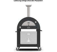 Alfa Forni Unterbau 3 Pizze Moderno Schwarz