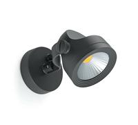 Projecteur Mural Extérieur Led Inclin. Alfa, Ip65 gris foncé