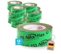 Alfa Ruban adhésif pare-vapeur ultra fixant - 50 mm x 25 m - 12 pièces