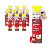 Alfa Spray de marquage - Traceur chantier rose fluo - 500 ml - 1 pièce | Spray de marquage couleur fluo pour asphalte, béton, bois et plus. Haute visibilité, adhère sur surfaces humides, 360°.