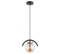 Alfa Suspension globe verre - Noir