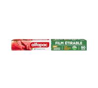 alfapac - film étirable 50M - très adhérent et résistant - fabriqué en France