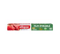 ALFAPAC Film étirable alimentaire haute adhérence 29 cm x 50 m