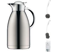 alfi ALBERGO TT Isolierkanne stainless steel polished – Vorteilsset mit Reinigungsbürste CLEAN FIX 30 cm | HAN 767000200 | EAN 4002458445255