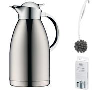 alfi ALBERGO TT Isolierkanne stainless steel polished – Vorteilsset mit Reinigungsbürste CLEAN FIX 30 cm + CLEAN TABS (20 Stück) | HAN 767000200 | EAN 4002458445255