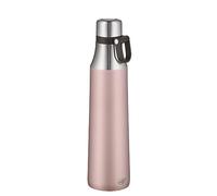 alfi CITY BOTTLE LOOP 700 ml, rose, gourde en inox avec boucle de transport, bouteille isotherme robuste anti-fuite, maintient froid pendant 9 h, parfaitement étanche, bouteille pour boisson gazeuse