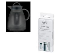 alfi DAN TEA Isolierkanne smoke – Vorteilsset mit Reinigungsbürste CLEAN FIX 30 cm + CLEAN TABS (20 Stück) | HAN 1935012100 | EAN 4002458534676
