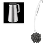 alfi DRIVE! Isolierkanne 1,0l stainless steel mat Edelstahl – Vorteilsset mit Reinigungsbürste CLEAN FIX 30 cm | HAN 1347205100 | EAN 4002458490002