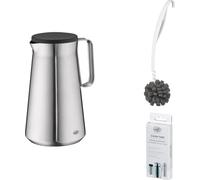 alfi DRIVE! Isolierkanne 1,0l stainless steel mat Edelstahl – Vorteilsset mit Reinigungsbürste CLEAN FIX 30 cm + CLEAN TABS (20 Stück) | HAN 1347205100 | EAN 4002458490002